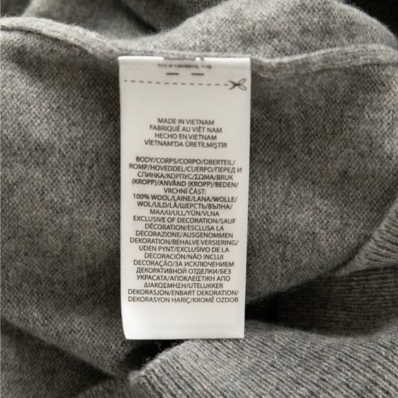 Polo Ralph Lauren Men Wool Regular Fit Polo Sweater Gray Size L - Picture 5 of 7